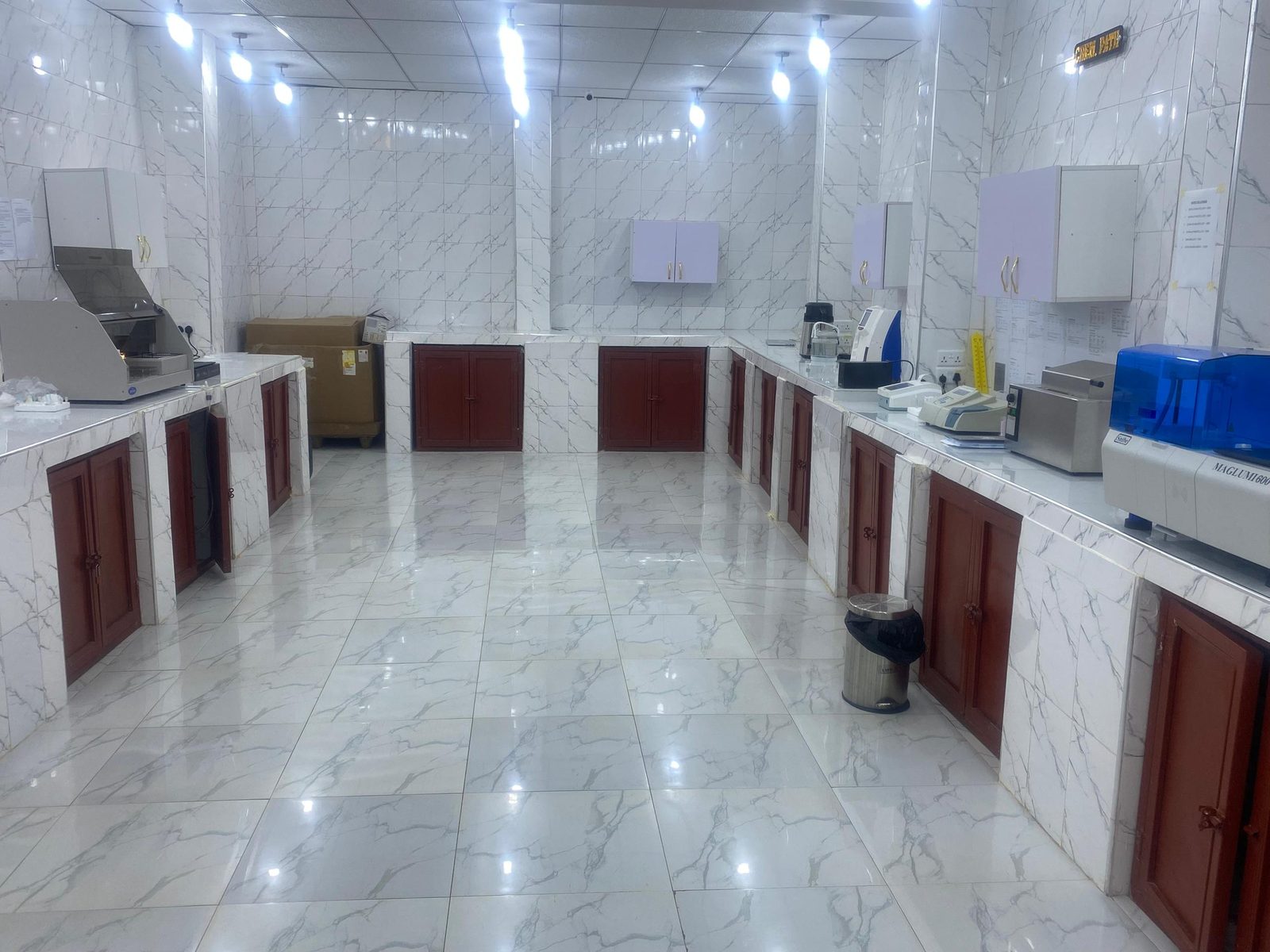 Inside the Henks Medicals laboratory